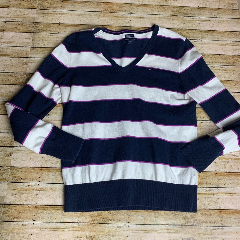 Tommy Hilfiger color block striped